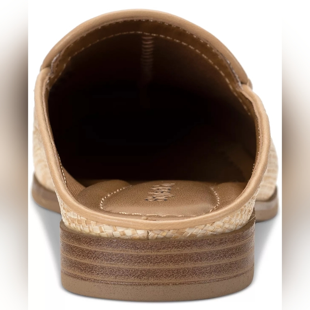 Style & CO Women's Unity Natural Raffia Slip-On Mule Flats Size 9.5 - Picture 4 of 7